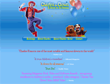 Tablet Screenshot of charlestheclown.com